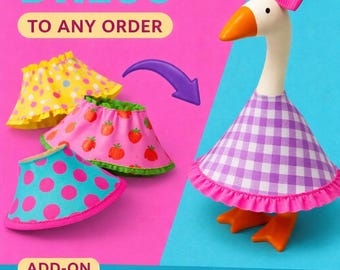 Single Surprise Dress Add-On | Desk Goose Outfit, Handmade Clothes