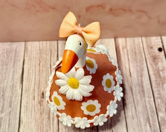 Daisy Desk Goose Dress | Spring Floral Goose Outfit