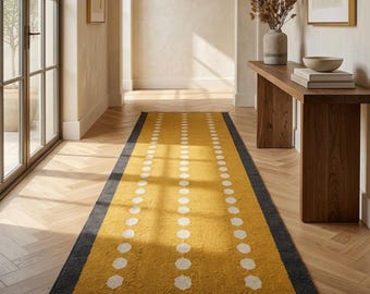 Handwoven Wool Jute Kilim Rug,Boho Area Rug, Moroccan Kilim Rug, Large Area Kilim Rug  , Hallway Decor Runner Rug, Custom Size Rug