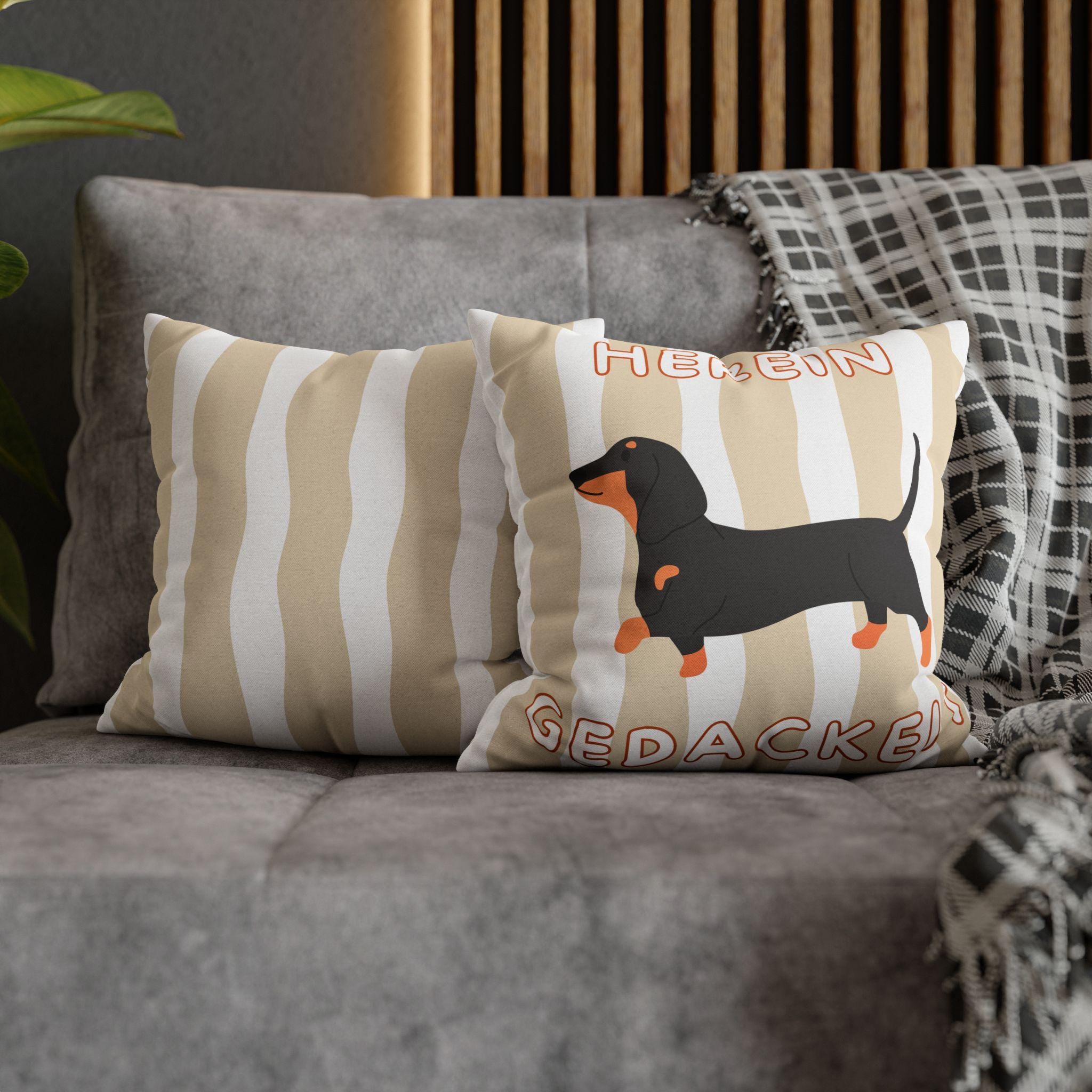 Federa Cuscino Divano Motivo Cane 45x45 Cm - In Misto Lino 1020350 Federa Cuscino Divano Motivo Cane 45x45 Cm - In Misto Lino 1020350
