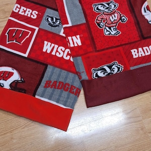 Wisconsin Badger Fleece Pillowcase