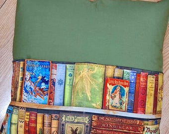 Reading Book Pillow  18" x 18"