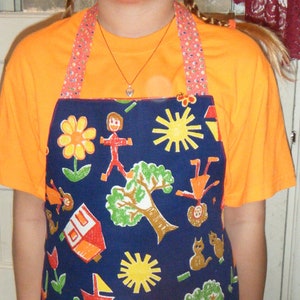 Apron - Medium sized Child Reversible