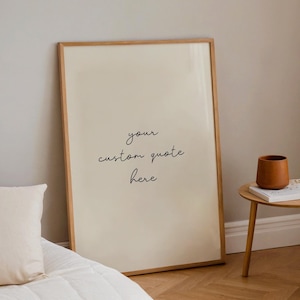 Impresión de cita personalizada, frase favorita personalizada, póster con letras de canciones, regalo decorativo colorido, arte tipográfico