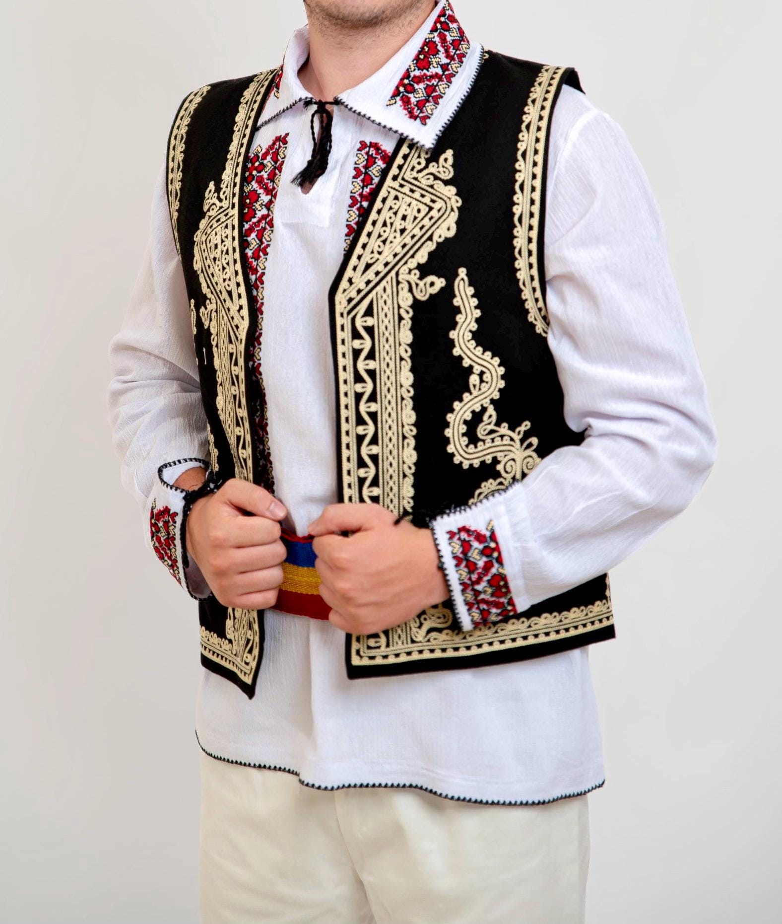 Jabador Veste Karakou Homme Veste Traditionnelle Veste Caftan