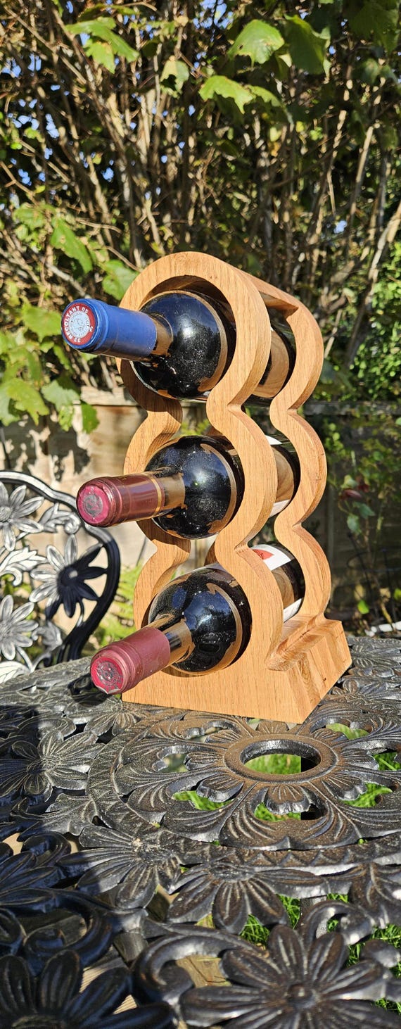 Weinregal aus Eiche