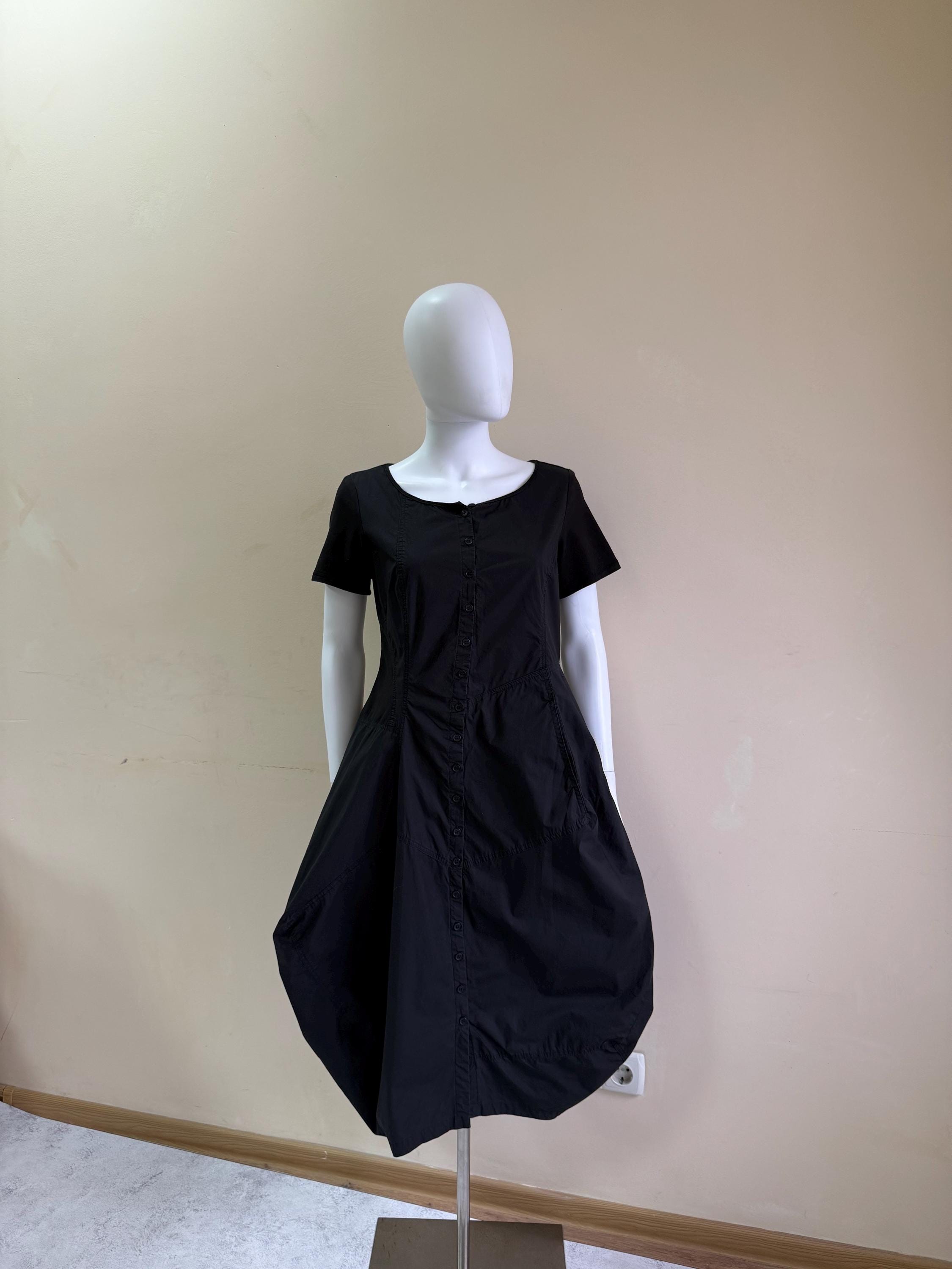 Robe Ballon Asymétrique Rundholz Taille XL - Couleur Craie, 100% Coton, Neuve Avec étiquettes