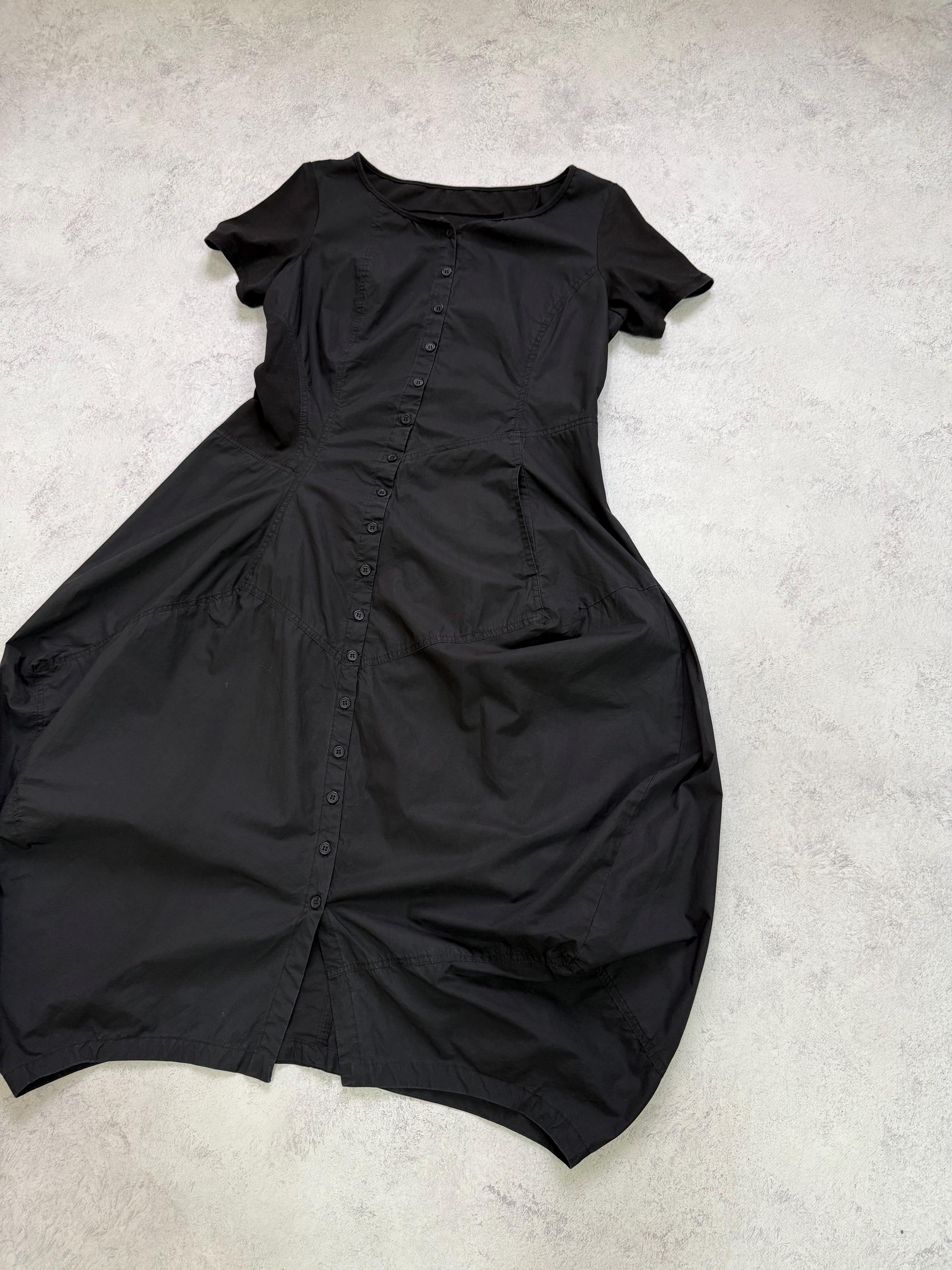 Rundholz Black Label Womens Asymmetric Balloon Button up Midi 