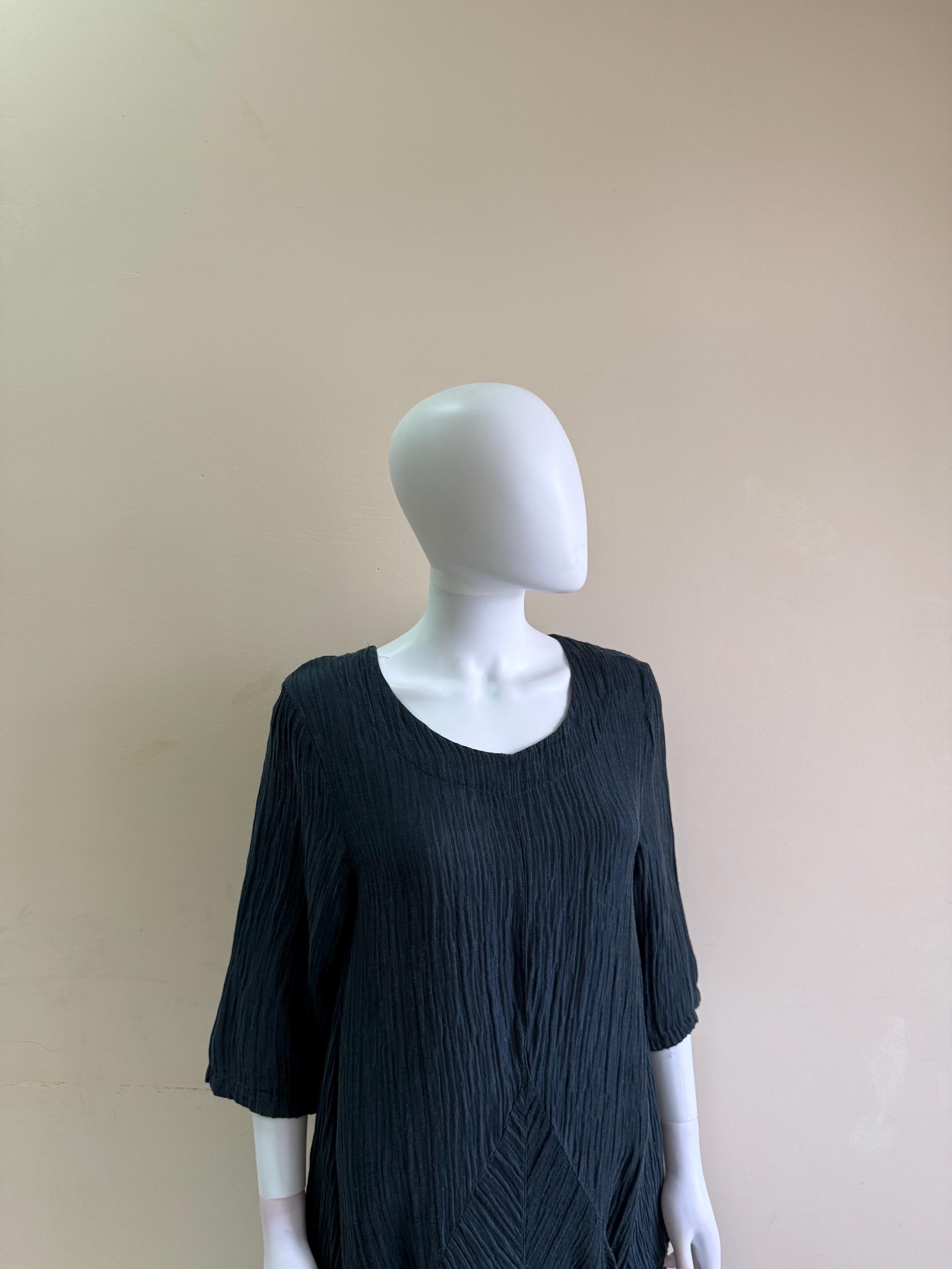 chloe linen dress Chloe Linen Mini Dress Black Stripe  VRG GRL