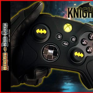 MANETTE XBOX PERSONNALISÉE / Noir Jaune / Knightmobile - Collection Héros et Méchants