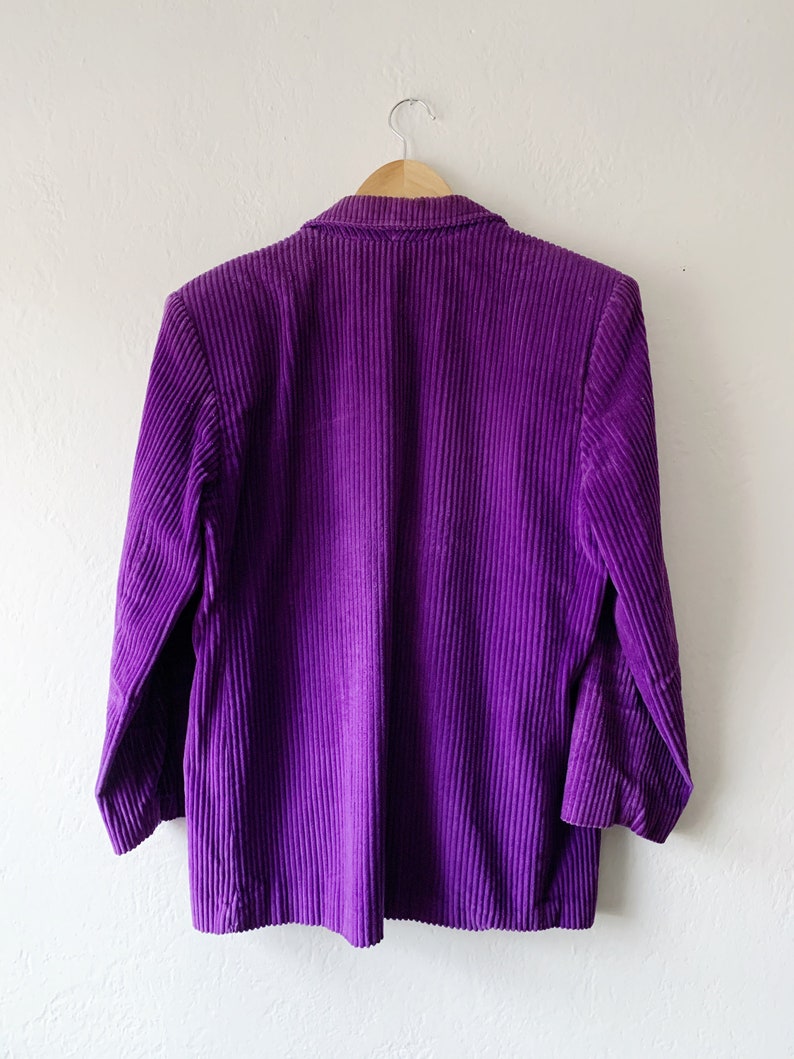 cord unisex hip fancy black friday 80s 90s Vintage Holiday Blazer corduroy pop of color small statement trendy