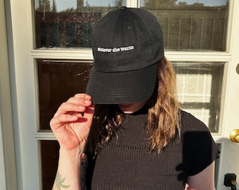 Whatever she wants adjustable embroidered dad hat
