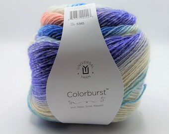 Lion Brand Yarn Low Tide Knitting Destash Crochet Supplies Discounted Color Destash Sunset 211-403 3.5oz