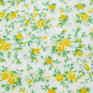Yellow Floral Wildflowers Calico Collection 38170 104 Fabric by the Yard