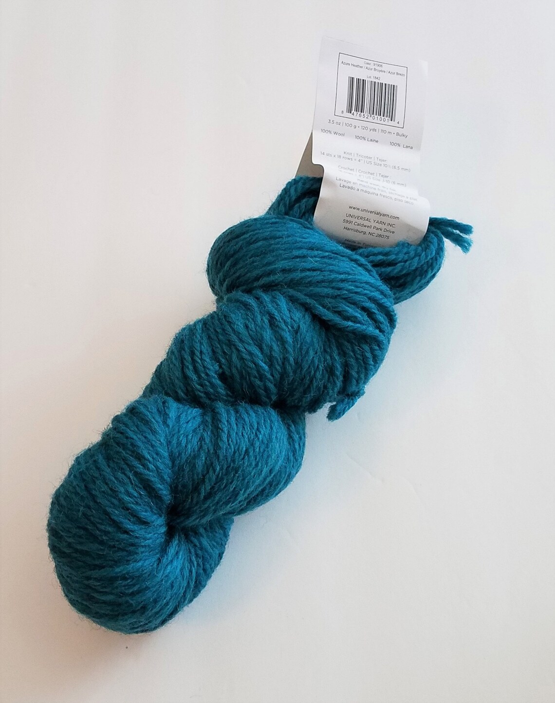 Universal Yarn Deluxe Chunky Azure Heather 91906 Lot 1842 Etsy