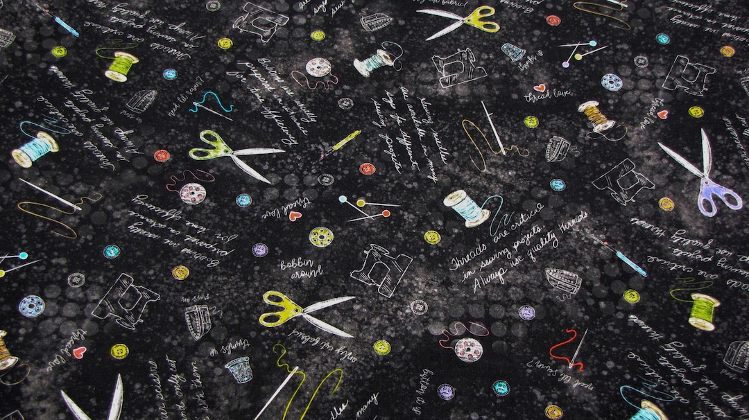 Timeless Treasures Cotton Fabric CD8829 Black - Quilter's Trek Notes ...