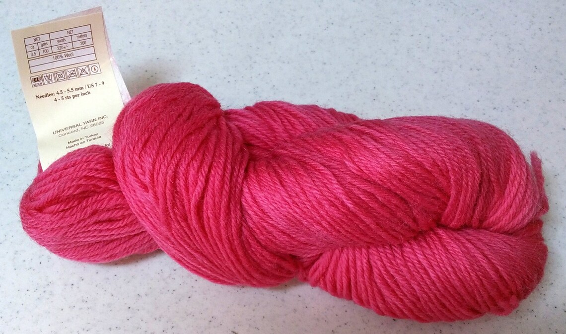 Universal Yarn Deluxe Worsted 100 Wool Blushing Color 12289 Etsy