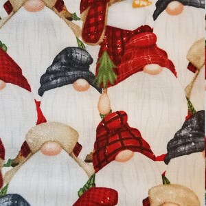 Henry Glass Timber Gnomies, Stacked Gnomies 100% Cotton Fabric