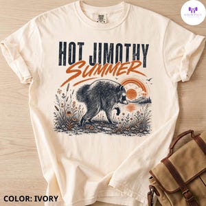 Hot Jimothy Summer Raccoon Shirt, Seattle Meme Comfort Colors Graphic Tee