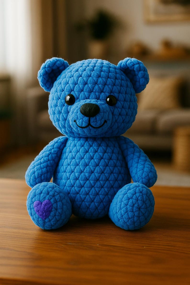 Teddy Bear Amigurumi Crochet Pattern | Plushie Doll (PDF) - Etsy