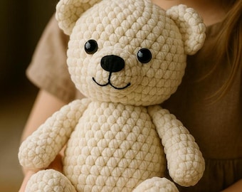 Wzór szydełkowy misia Amigurumi | Pluszowa lalka (PDF)
