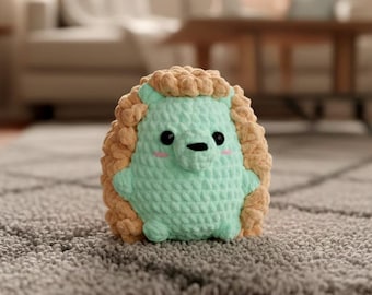 Wzór na szydełkowego jeża: samouczek wykonania pluszowej zabawki amigurumi (pobierz plik PDF)