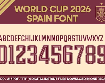 SPANIEN ESPANIA Bortamatch FONT VM 2026