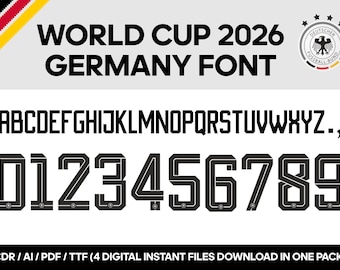GERMANY FONT 2026 World Cup