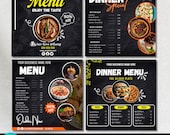 Dinner Specials Flyer, Restaurant Menu Template, Dinner Sale Flyer, Sunday deal Special Flyer, business flyer, Editable Flyer Canva Template