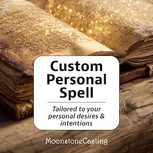 Aangepaste spreuk: gepersonaliseerd wit magisch ritueel voor liefde, voorspoed, bescherming, genezing en manifestatie - snelle 24-uurs casting
