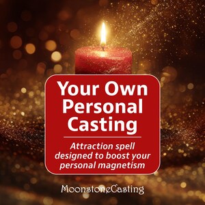 Your Own Personal Casting. Attraction spell designed to boost your personal magnetism. MoonstoneCasting. Magnetic Attraction Spell.