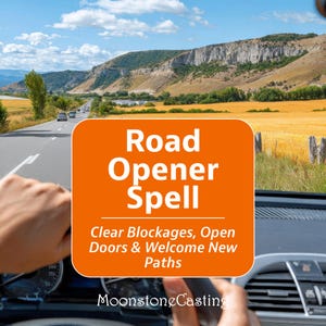 Road Opener Spell • Clear Energy Blocks • Open New Paths • Attract Success & Opportunity • Fast 24H Personalized Casting for New Beginnings