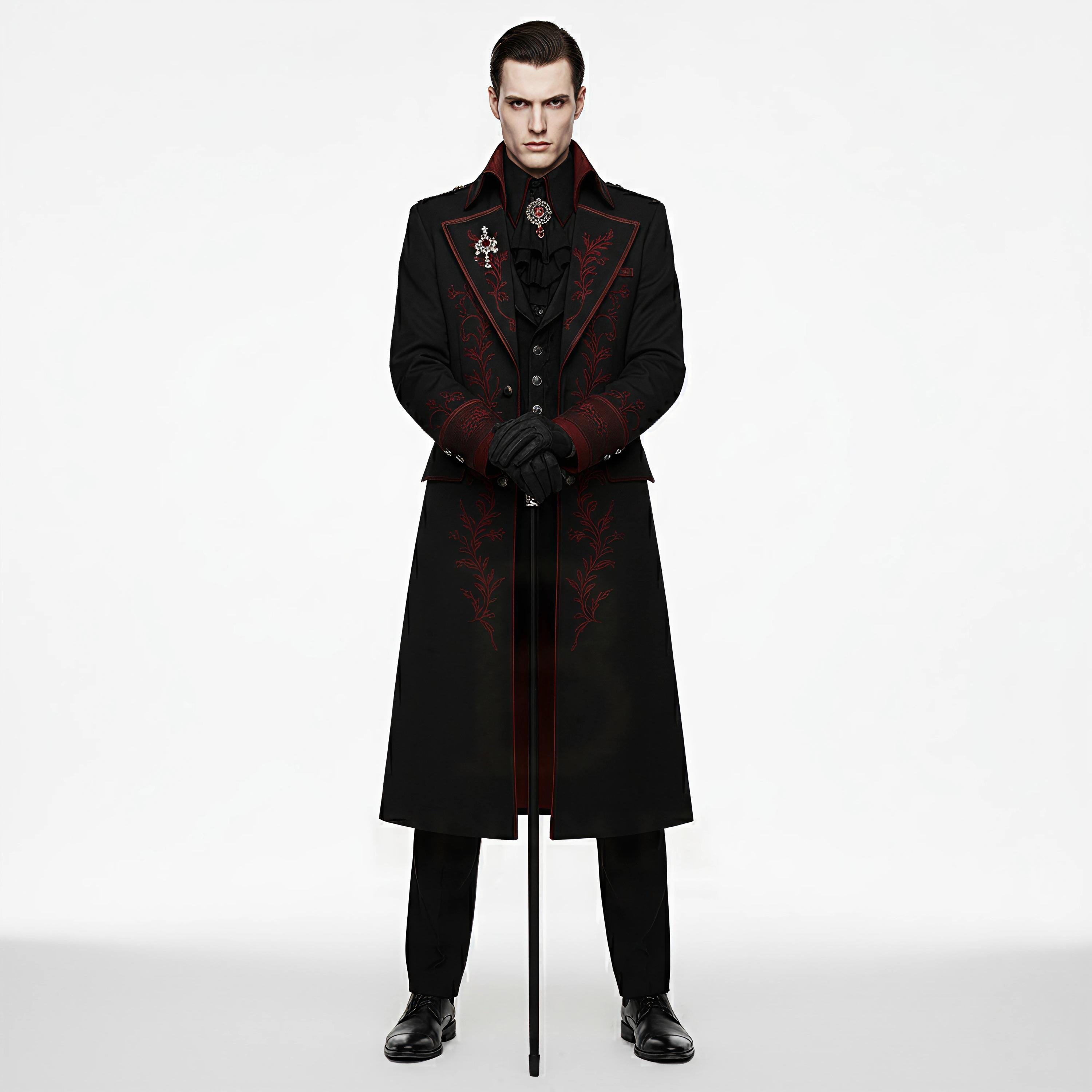 California Costumes Vampir-Kostüm Für Herren | Schwarz, Größe L | Mit Umhang & Weste | Perfekt Für Halloween