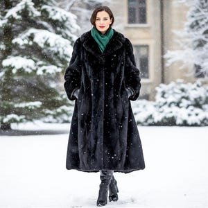 Long Mink Coat - Etsy
