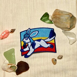 Polyamorous Pride Iron On Patch ~ Catfish Cove & Ains Yeager