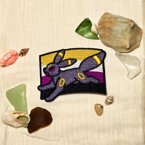 Non-Binary Pride Iron On Patch ~ Catfish Cove & Ains Yeager
