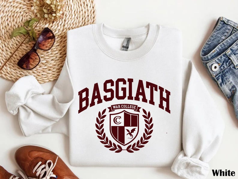 Basgiath War College Graphic Tee Fourth Wing Fantasy Bookish Gift for Reader image 4