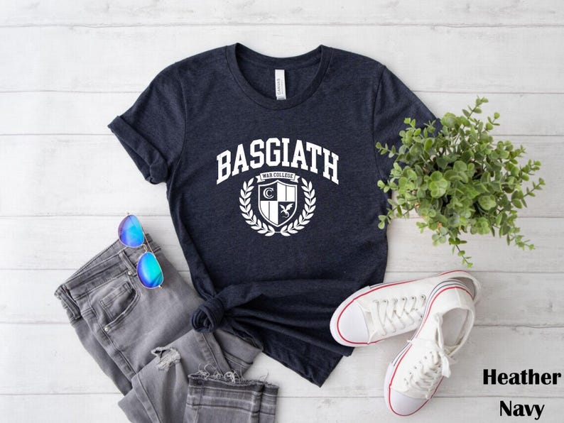 Basgiath War College Graphic Tee Fourth Wing Fantasy Bookish Gift for Reader image 7