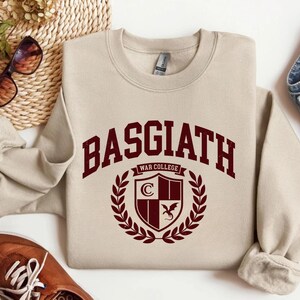 Basgiath War College Graphic Tee Fourth Wing Fantasy Bookish Gift for Reader image 1