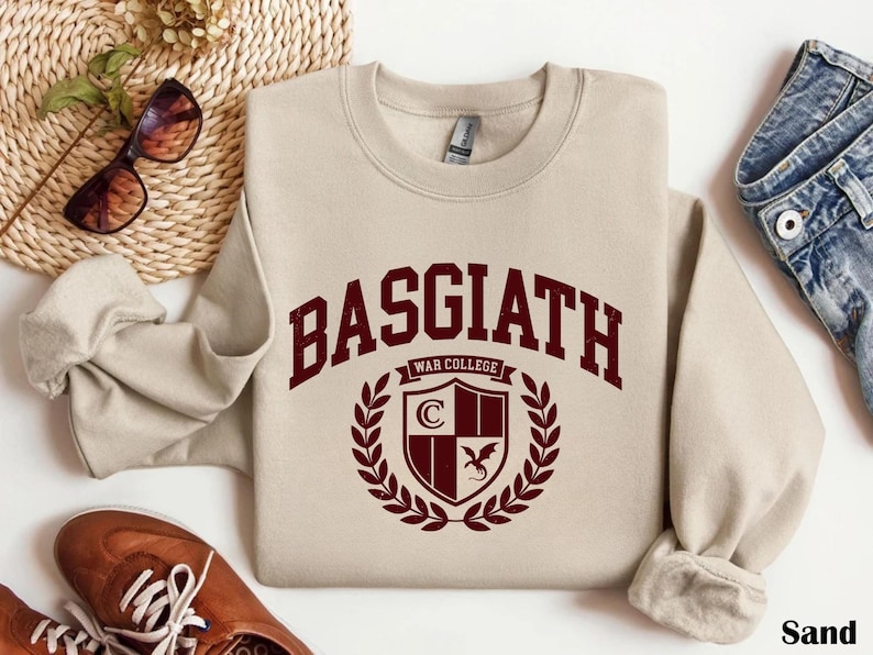 Basgiath War College Graphic Tee Fourth Wing Fantasy Bookish Gift for Reader image 1