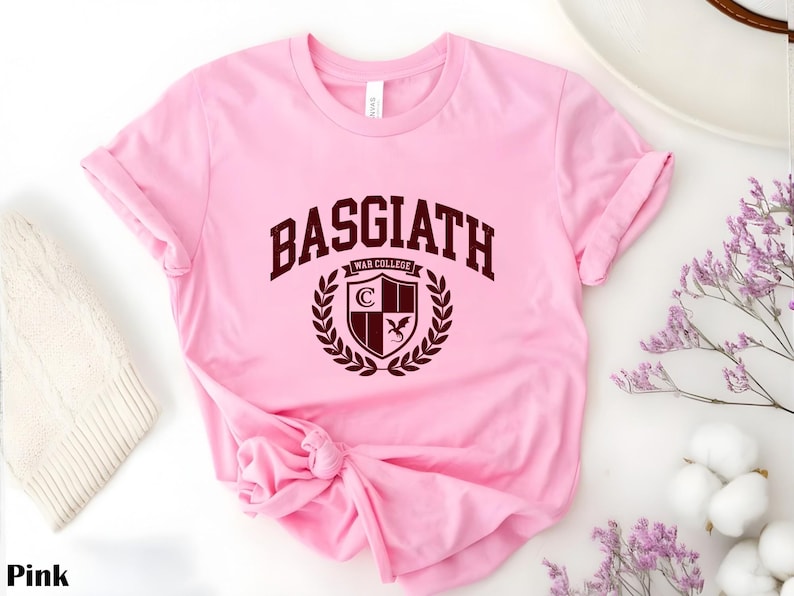 Basgiath War College Graphic Tee Fourth Wing Fantasy Bookish Gift for Reader image 9