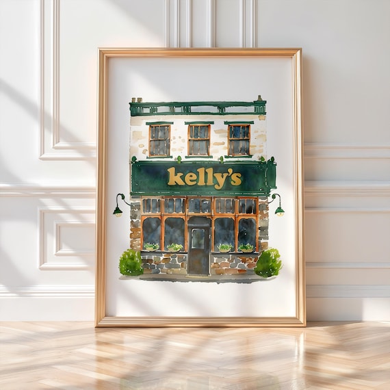 Kelly’s Taproom Art Print Villanova Digital Download Gift