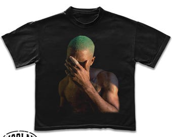 Frank Retro Graphic T-shirt Men Hip Hop Ocean Album Clothing T-Shirts Y2k Unisex Blonde Fashion Oversized Cotton T Shirt