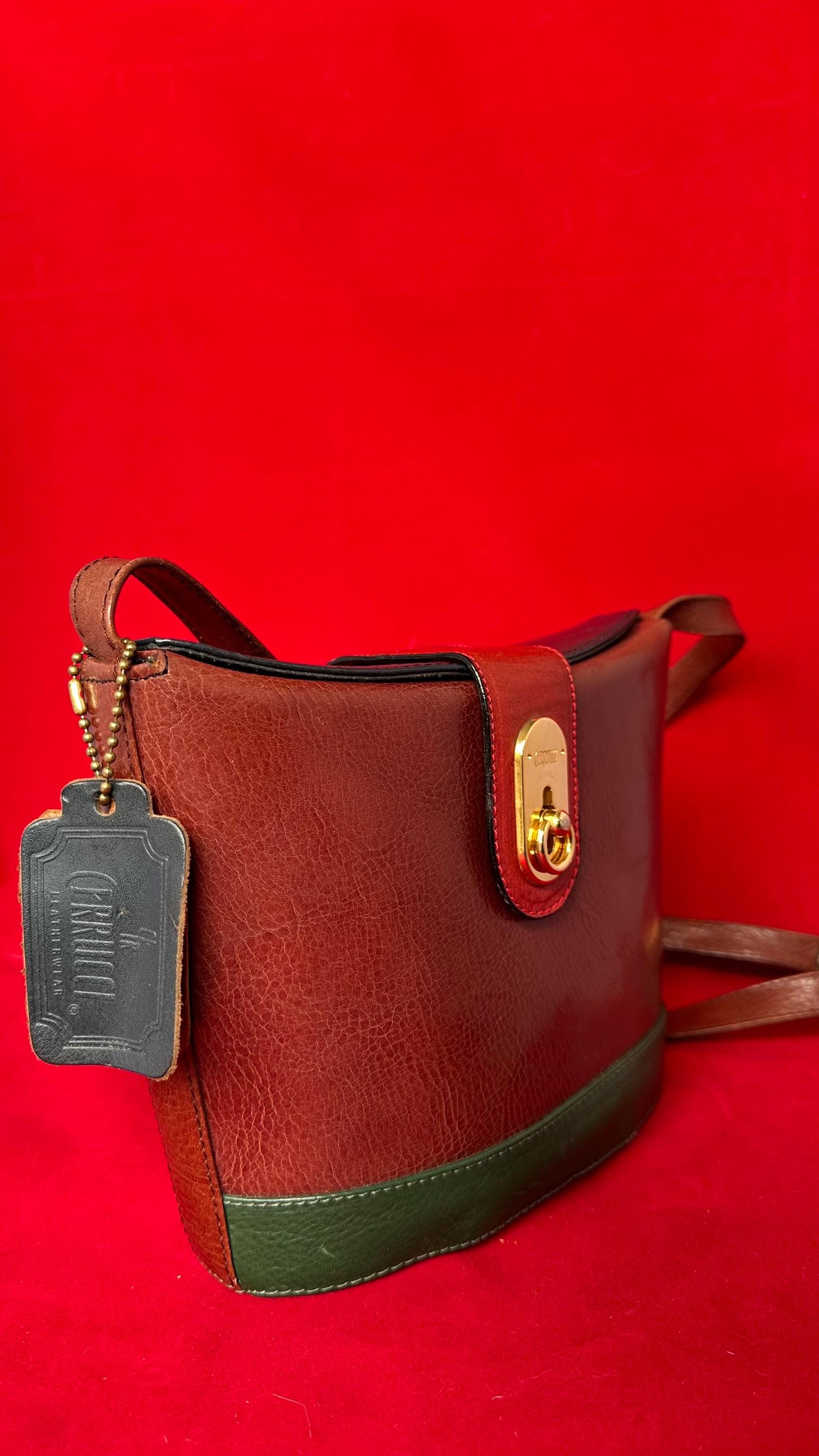 Vintage Cerrucci Leatherwear Bucket Bag | Handmade in Italy | 5