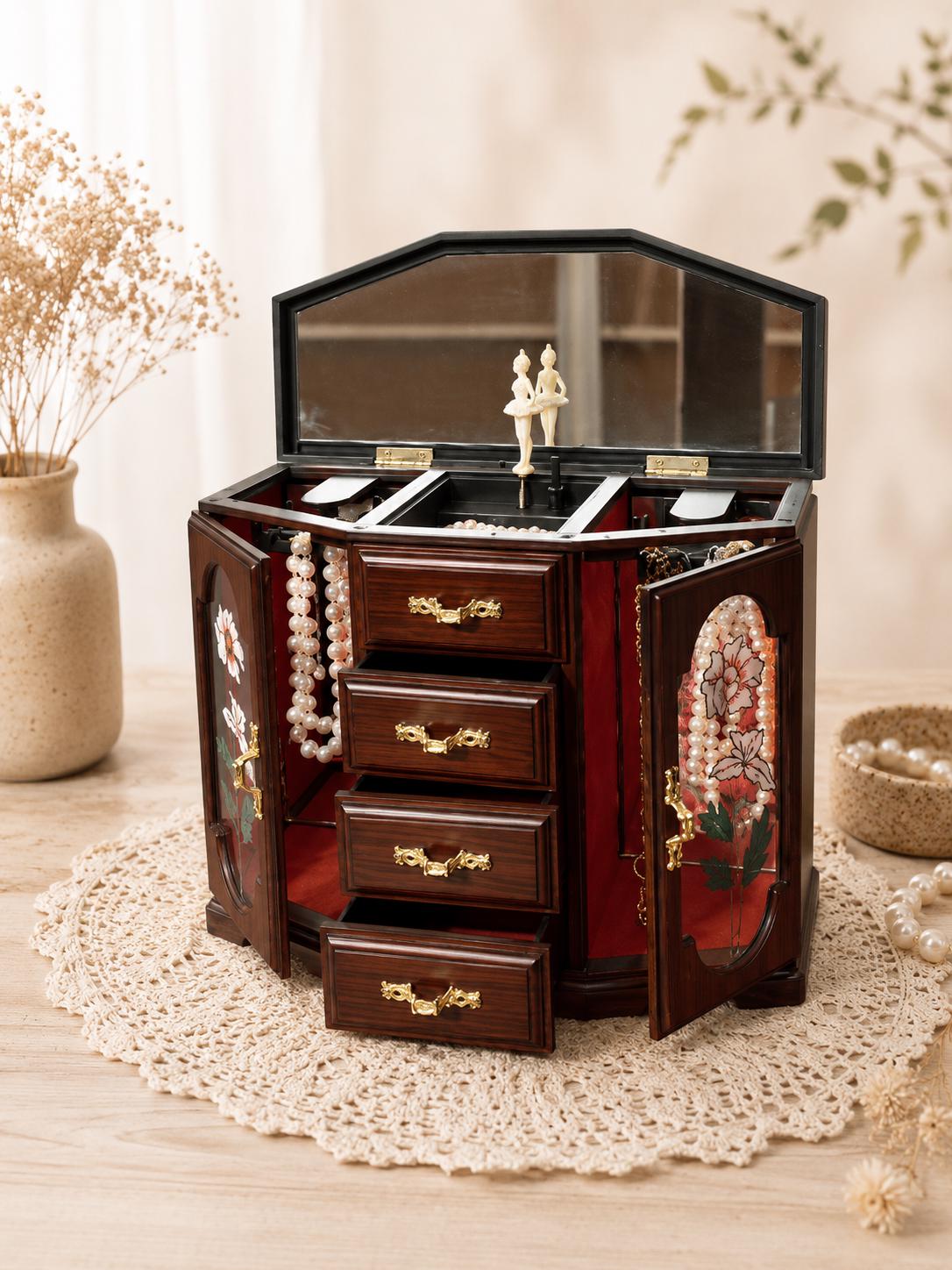 Vintage leather jewelry box - Etsy 日本