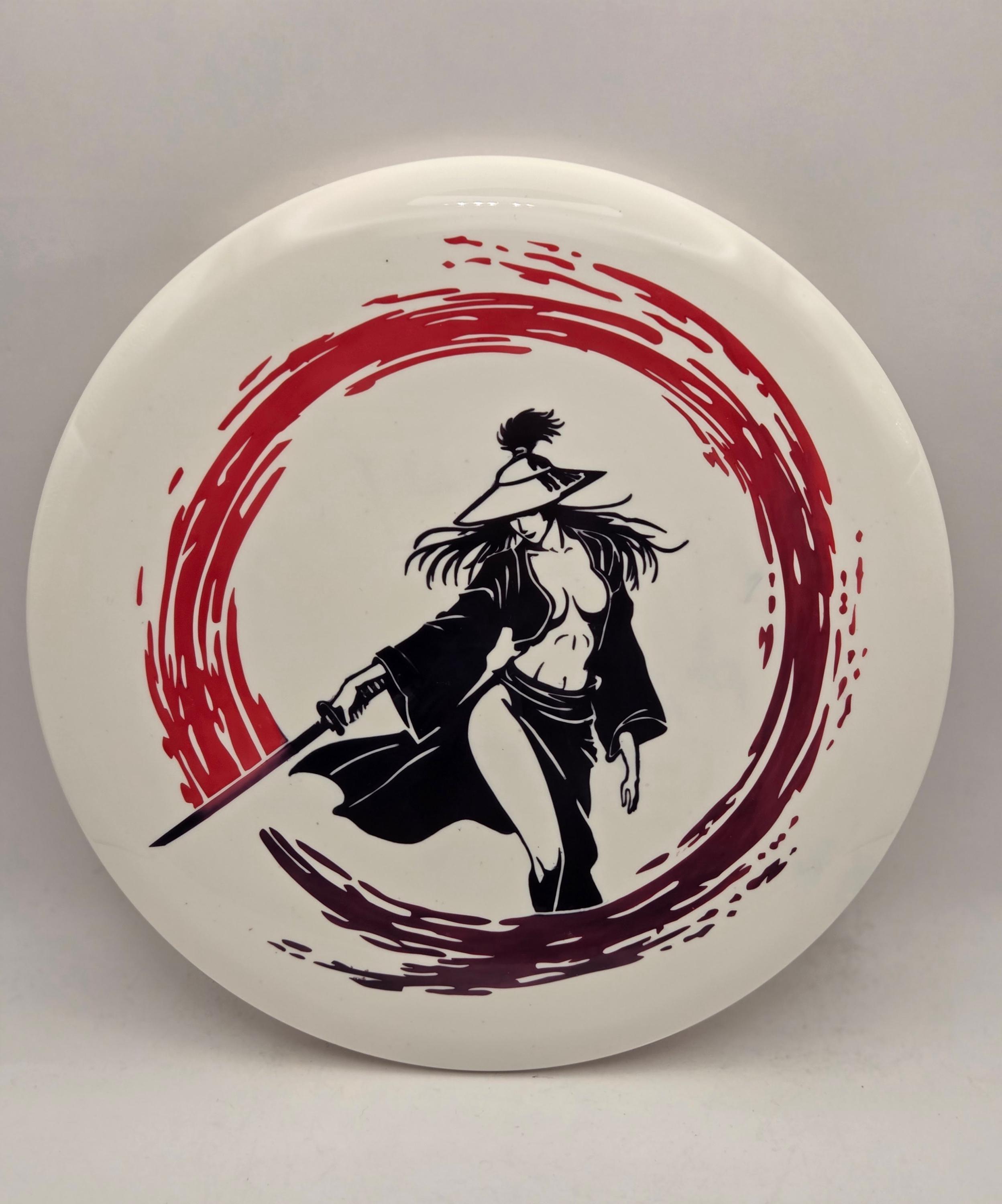 Disc Golf Dye Stencil – Crimson Katana | SVG Digital Download - Etsy