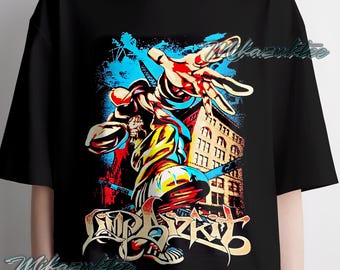 Vintage Limp Bizkit T-Shirt, DTG Graphic Design, Rock Band Tee