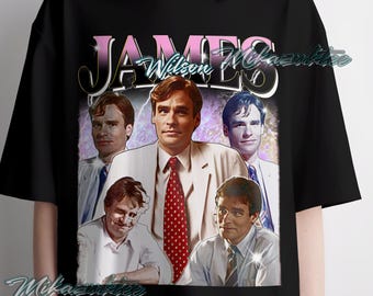 Vintage James Wilson T-shirt, Graphic Design Tee