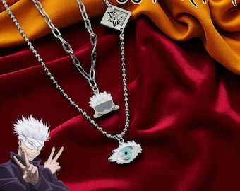 Collar Sat0ru Gojo, accesorio de cosplay de anime