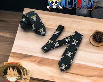Luffy Necktie: Anime Cosplay Costume Accessory